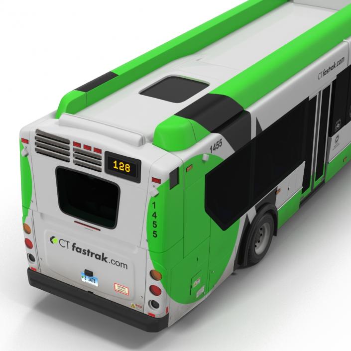 New Flyer Xcelsior XD40 Bus CTfastrak 3D