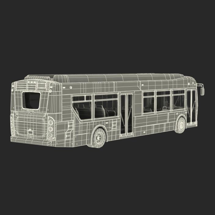 New Flyer Xcelsior XD40 Bus CTfastrak 3D