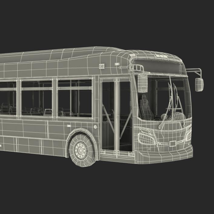 New Flyer Xcelsior XD40 Bus CTfastrak 3D