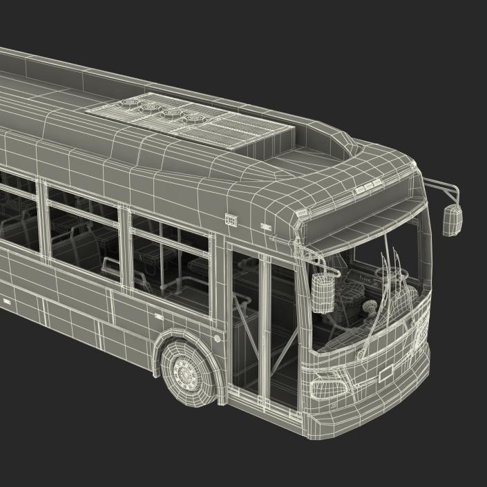 New Flyer Xcelsior XD40 Bus CTfastrak 3D