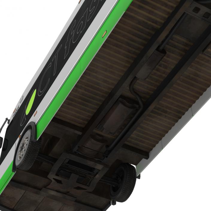 New Flyer Xcelsior XD40 Bus CTfastrak Rigged 3D model