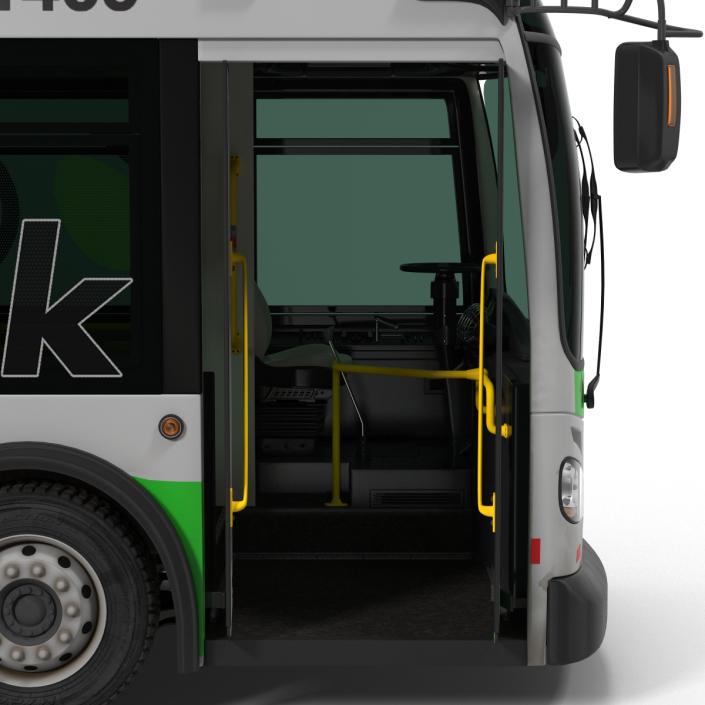 New Flyer Xcelsior XD40 Bus CTfastrak Rigged 3D model