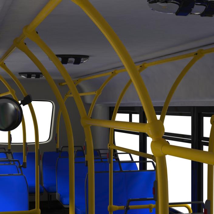 New Flyer Xcelsior XD40 Bus CTfastrak Rigged 3D model