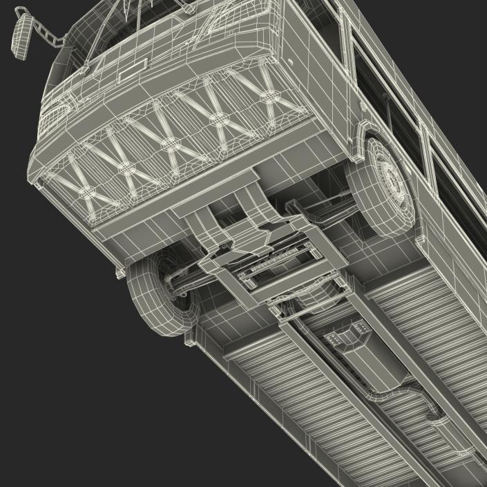 New Flyer Xcelsior XD40 Bus CTfastrak Rigged 3D model