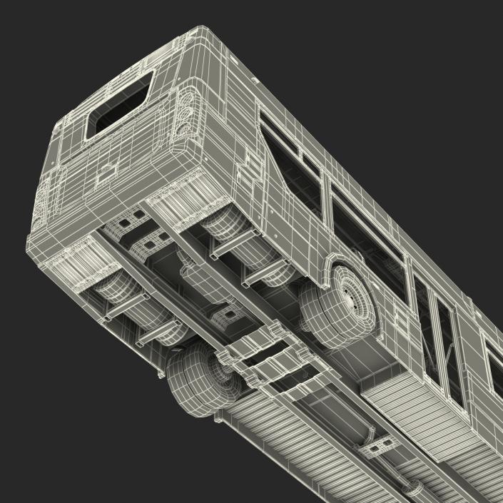 New Flyer Xcelsior XD40 Bus CTfastrak Rigged 3D model