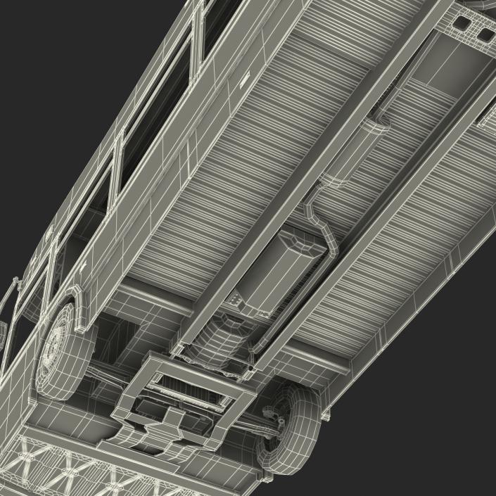 New Flyer Xcelsior XD40 Bus CTfastrak Rigged 3D model