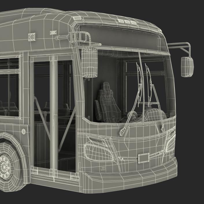 New Flyer Xcelsior XD40 Bus CTfastrak Rigged 3D model