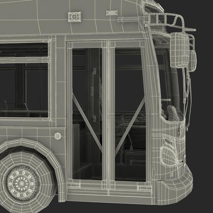 New Flyer Xcelsior XD40 Bus CTfastrak Rigged 3D model