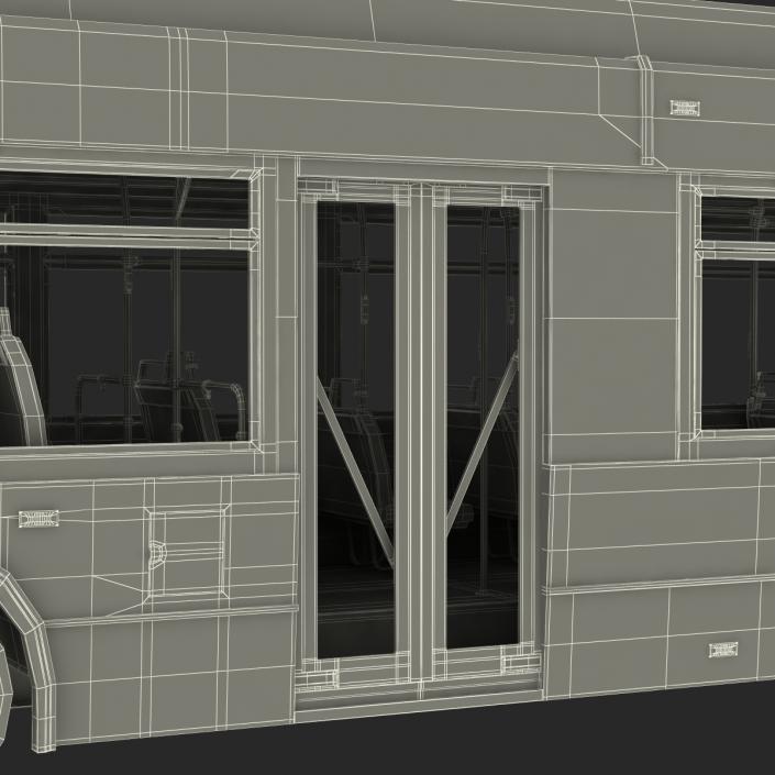 New Flyer Xcelsior XD40 Bus CTfastrak Rigged 3D model