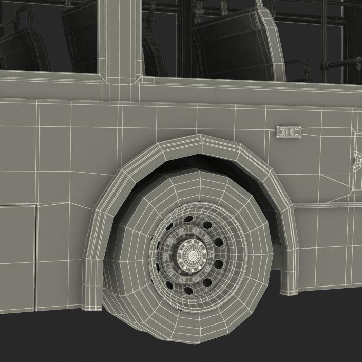 New Flyer Xcelsior XD40 Bus CTfastrak Rigged 3D model