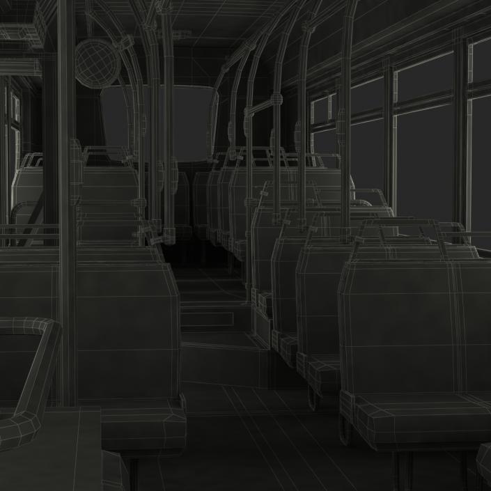 New Flyer Xcelsior XD40 Bus CTfastrak Rigged 3D model