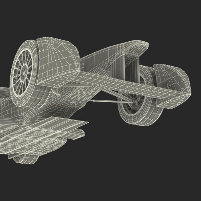 3D Formula E Race Car Generic Rigged model