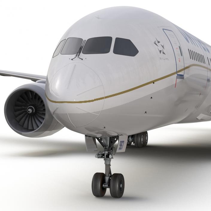 Boeing 787-3 Dreamliner United Airlines 3D model