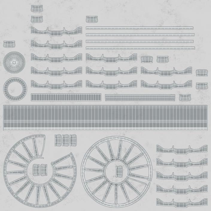 3D Formula E Race Car Generic