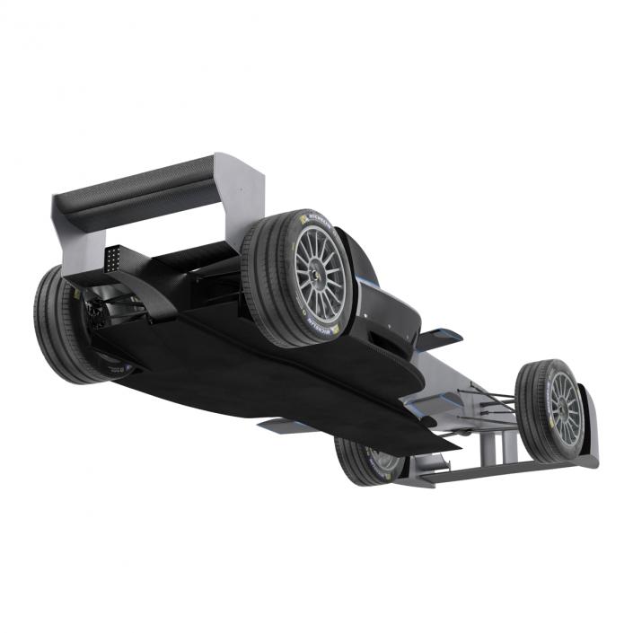 3D Formula E Race Car Generic 3 model