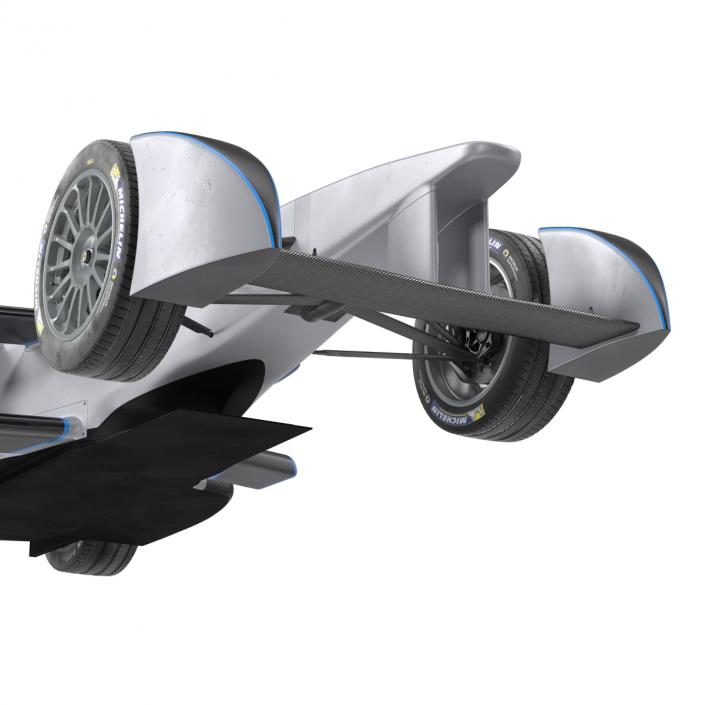 3D Formula E Race Car Generic 3 model