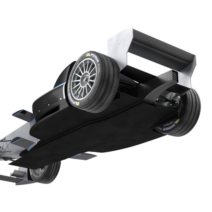 3D Formula E Race Car Generic 3 model