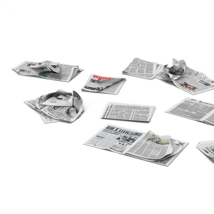 3D Newspaper Litter