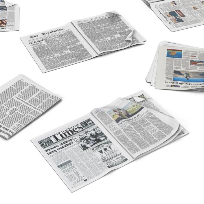 3D Newspaper Litter