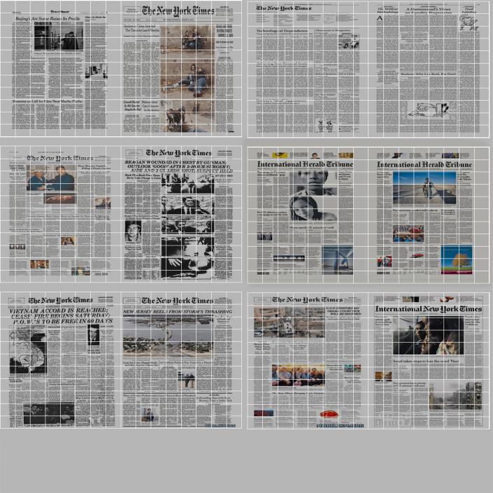 3D Newspaper Litter 2 model