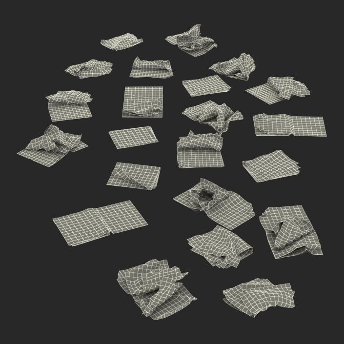 3D Newspaper Litter 2 model