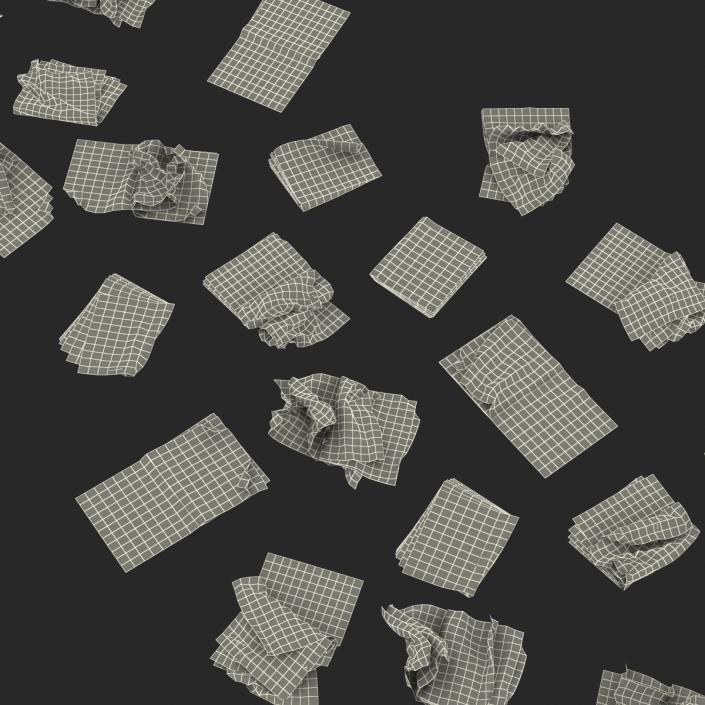 3D Newspaper Litter 2 model