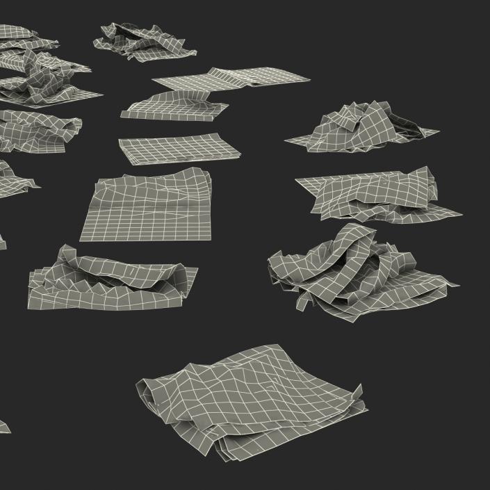 3D Newspaper Litter 2 model