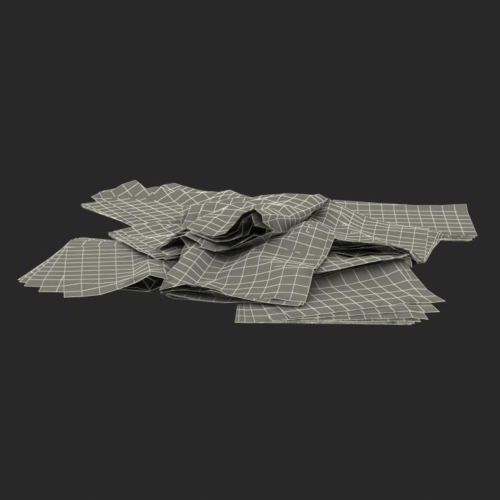 3D Newspaper Litter 3 model