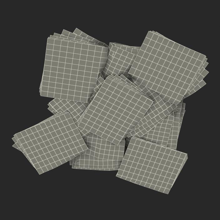 3D Newspaper Litter 3 model