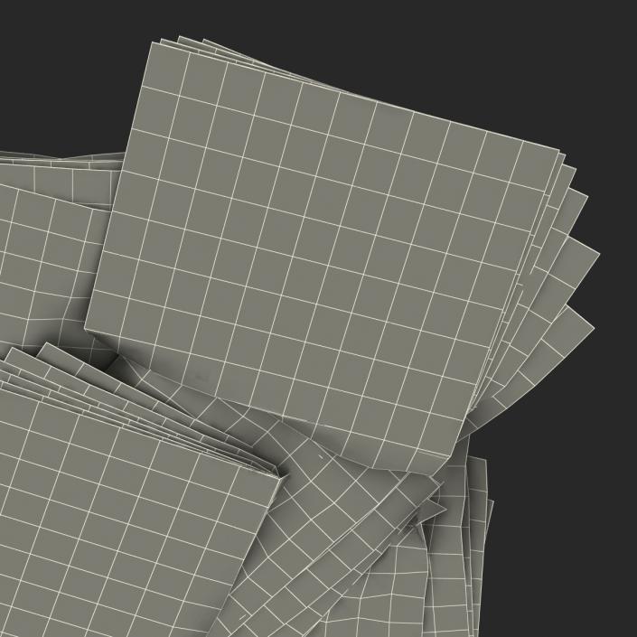 3D Newspaper Litter 3 model