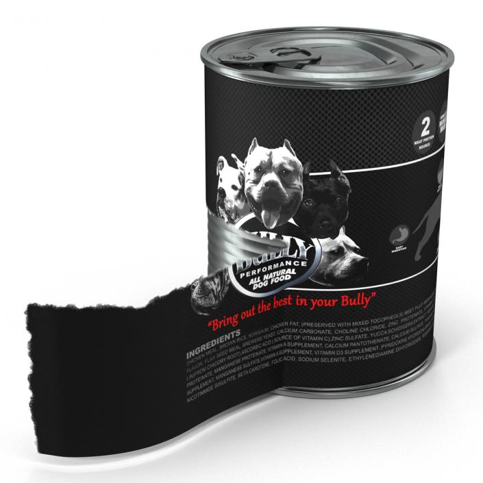 Dog Food Tin 4 3D model