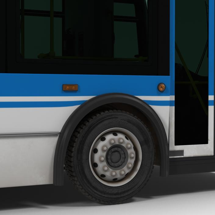 New Flyer Xcelsior XD40 Bus Rigged 3D model