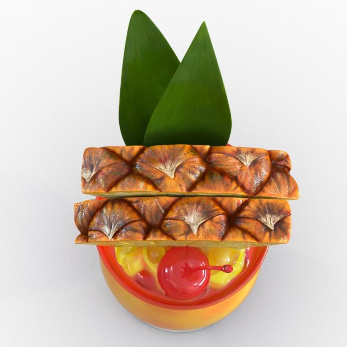 3D Mai Tai Cocktail