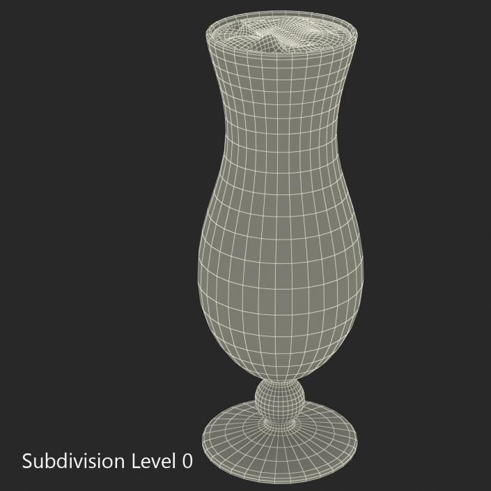 3D Fruit Coctail model