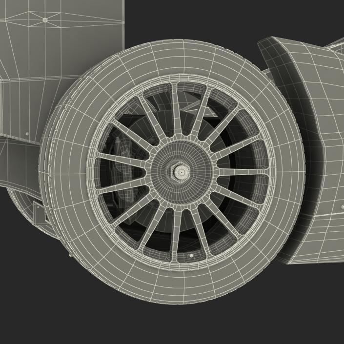 Formula E Race Car Qualcomm Rigged 3D model