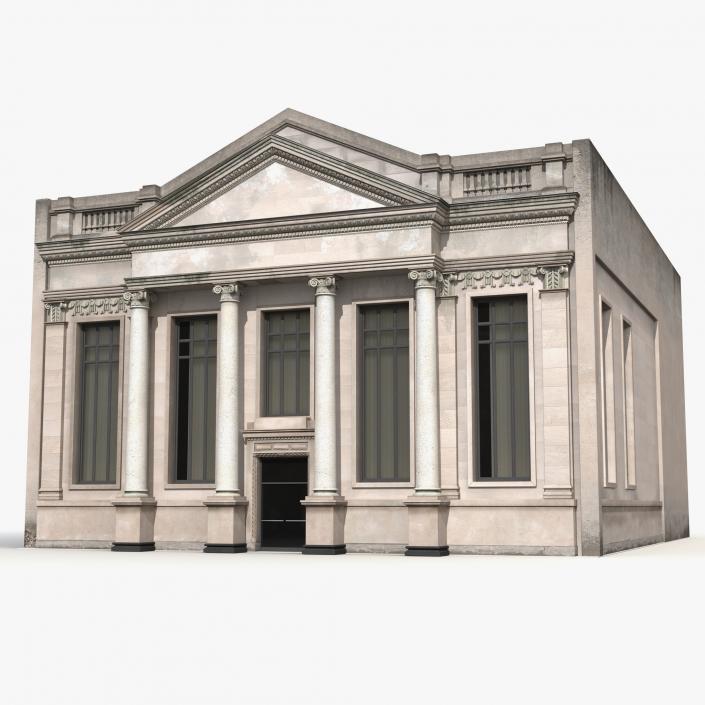 3D Building with Columns