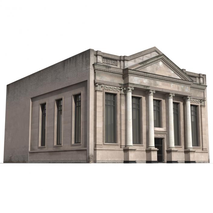 3D Building with Columns