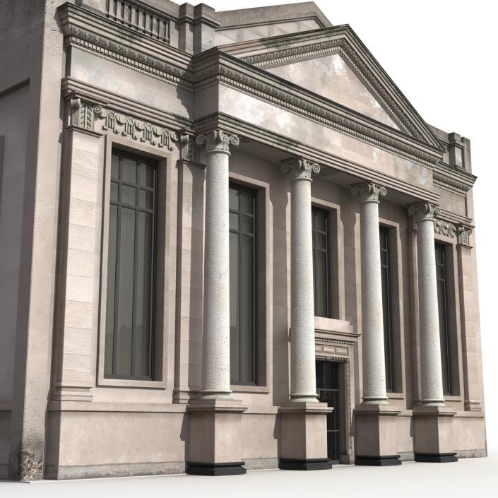 3D Building with Columns