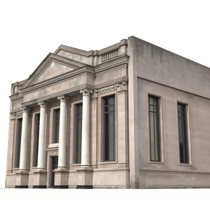 3D Building with Columns