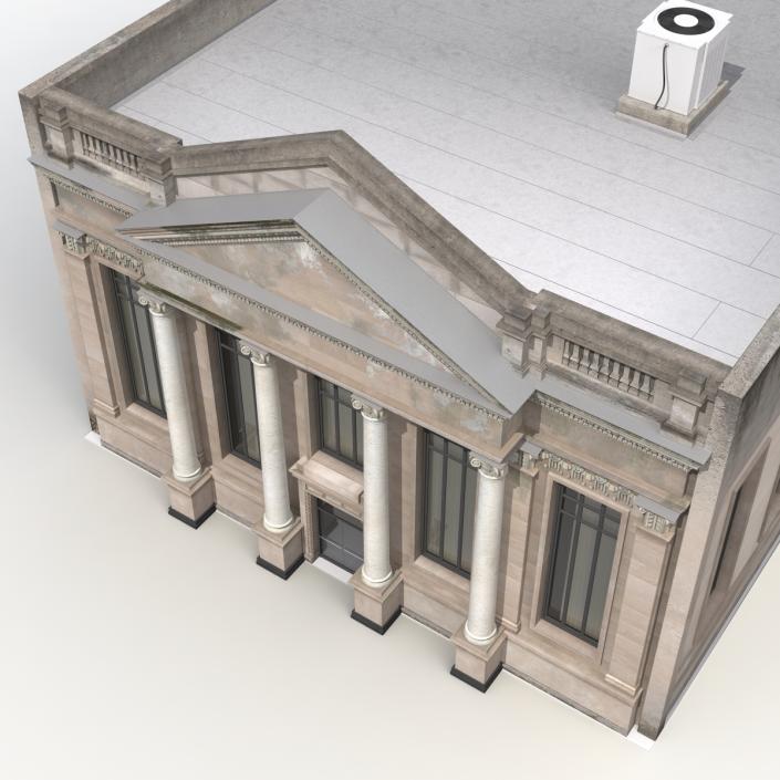 3D Building with Columns