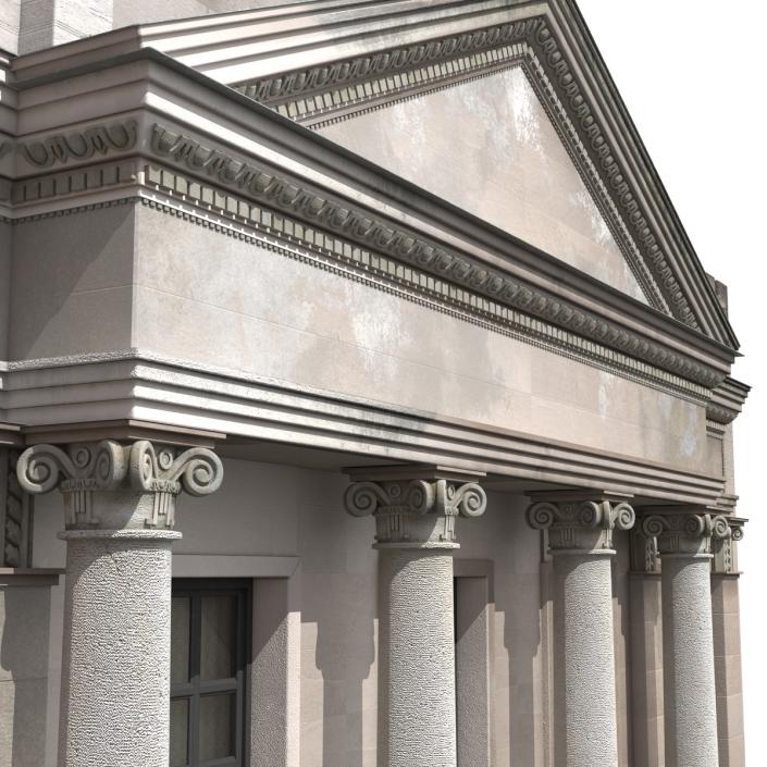 3D Building with Columns