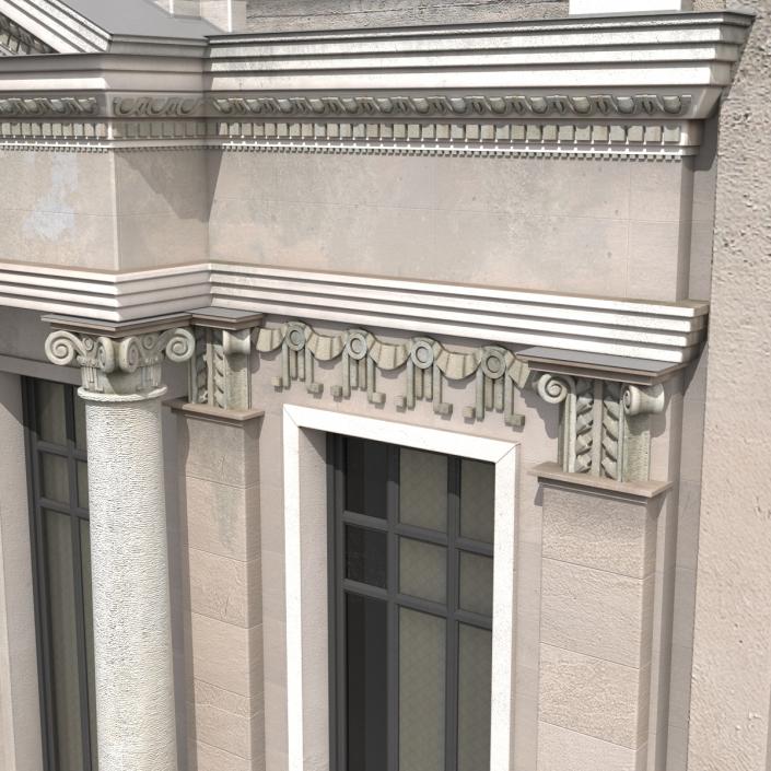 3D Building with Columns