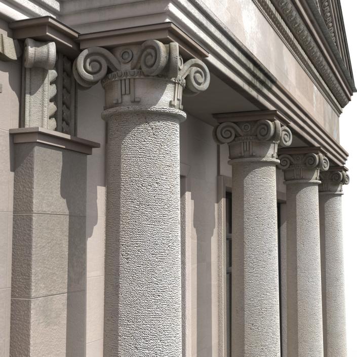 3D Building with Columns