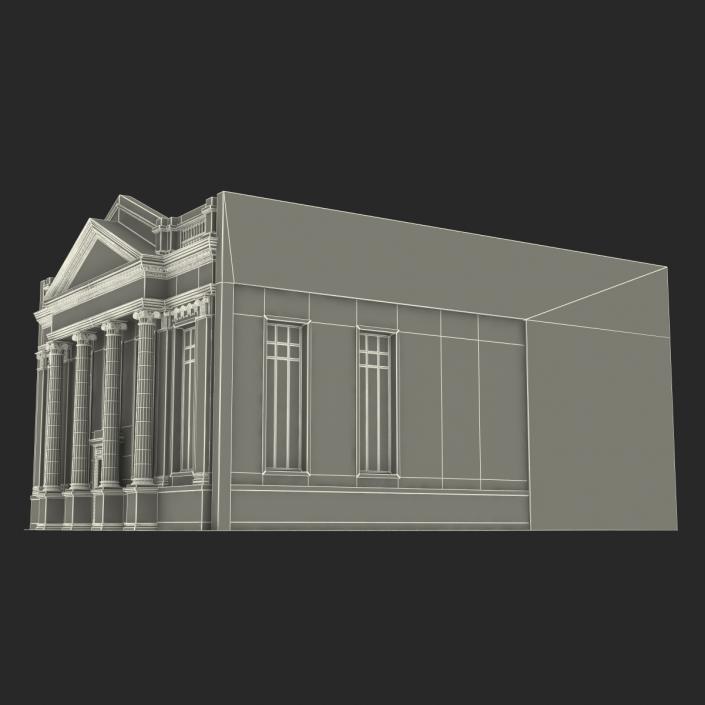 3D Building with Columns