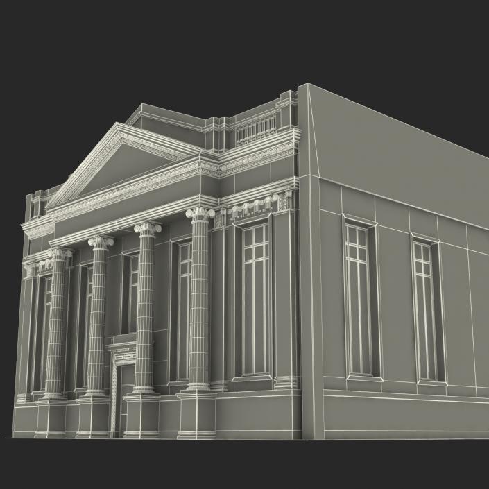 3D Building with Columns