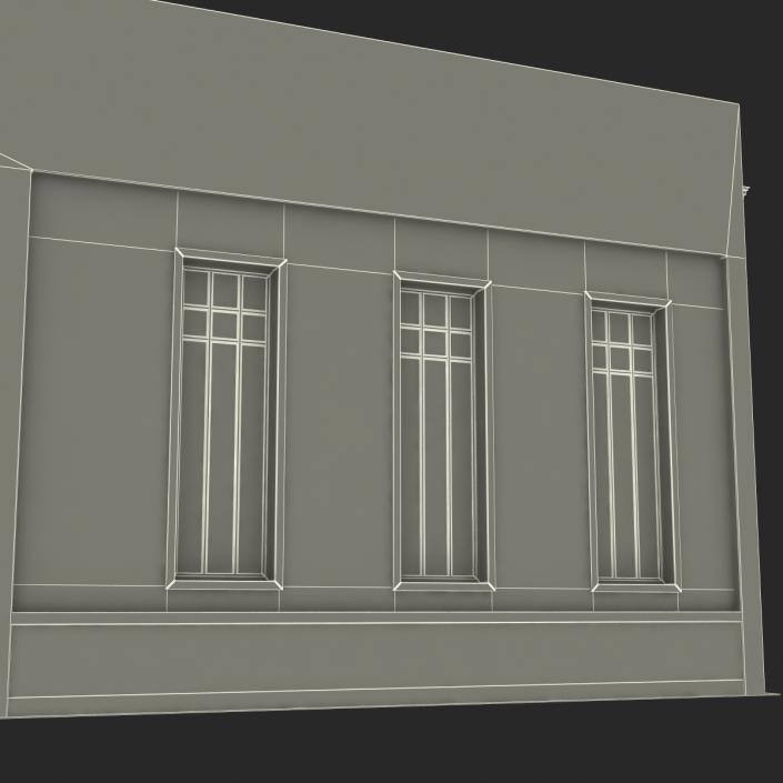 3D Building with Columns