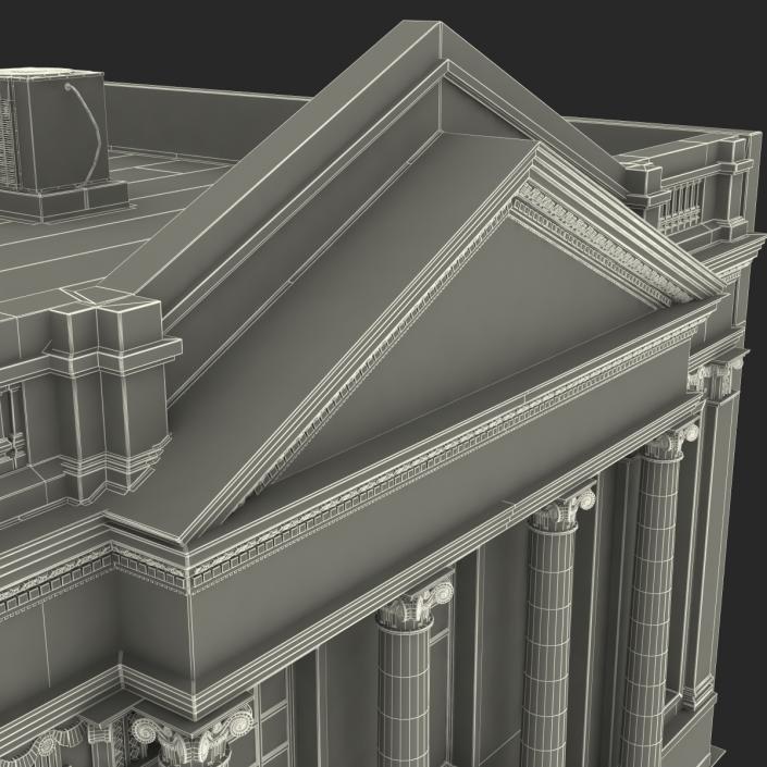 3D Building with Columns