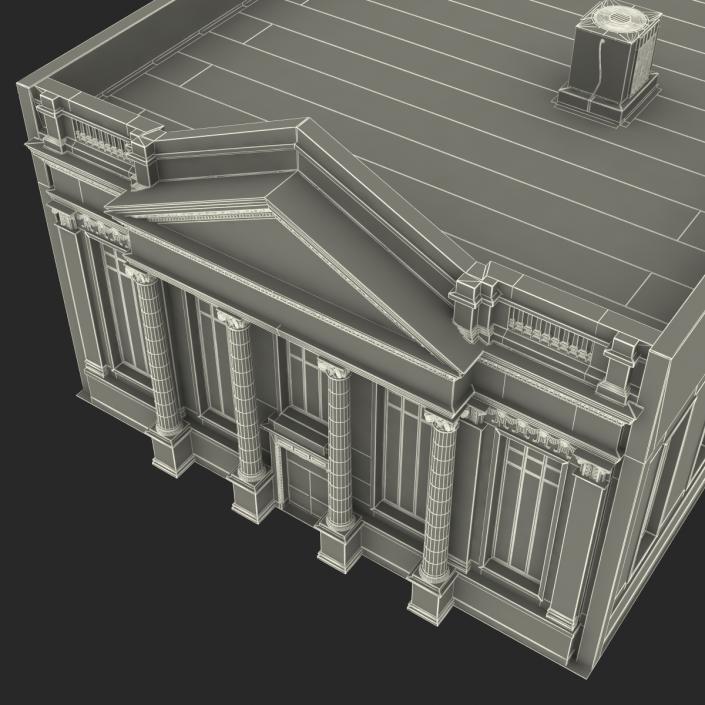 3D Building with Columns