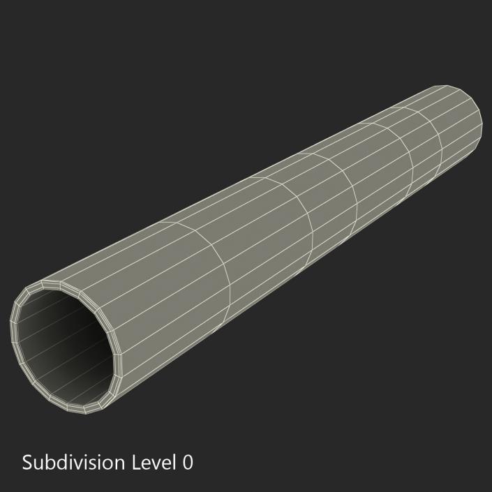 3D Iron Pipe 4