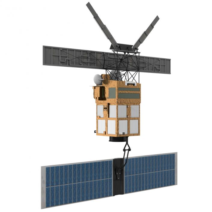 European Remote Sensing Satellite ERS-2 3D model